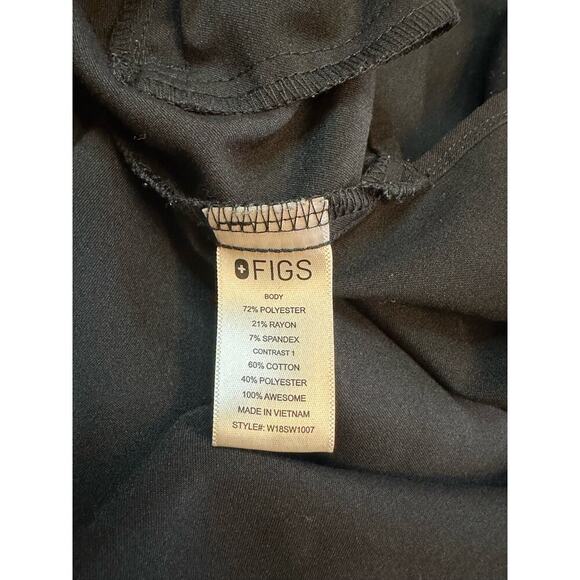 Figs Bellery Scrub Jacket in Black - Picture 5 of 6